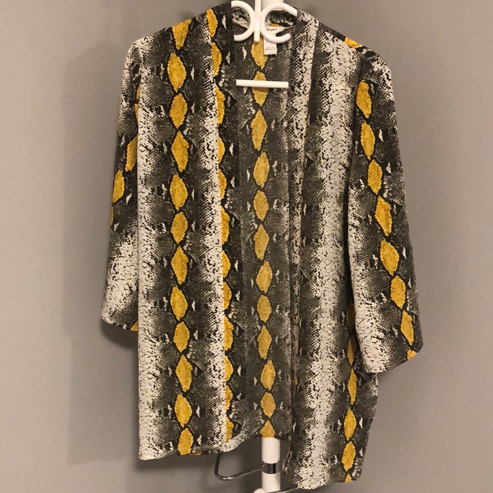 Cartigan snake print